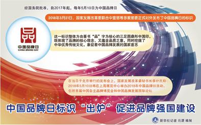 慶賀“中國品牌日”標(biāo)識出爐，積極響應(yīng)號召創(chuàng)品牌